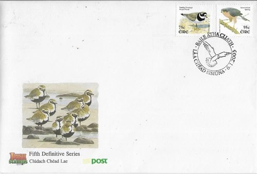2003 IRELAND BIRDS NEW EURO DEFINITIVES ON SUPERB FDC