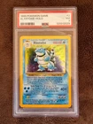 1999 VINTAGE POKEMON BASE SET - BLASTOISE #2/102 -UNLIMITED HOLO RARE (NM)PSA  7