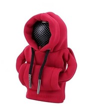 1 Pack Car Gear Shift Hoodie, Funny Mini Hoodie Winter Warm Shift Knob red
