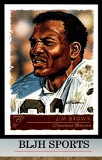 2001 Topps Gallery #144 Jim Brown Cleveland Browns (1C0)