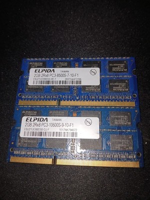 ELPIDA 4GB (2 x 2GB) DDR3 PC3-8500S Sodimm Laptop Memory RAM