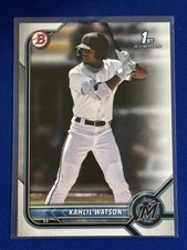 ⚾ 2022 Bowman Baseball Base Card Rookie #BP-3 Kahlil WATSON ⚾. rookie card picture