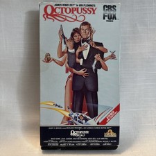 Octopussy ( VHS 1984) Action CBS/FOX Video Release - Roger Moore, Maud Adams