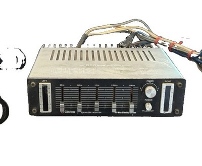 Vintage Clarion 300 EQB-2 Equalizer Booster Untested Car Audio Subs Head Unit