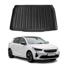 Kofferraumwanne Laderaumwanne für Opel Corsa F 2020-2025 Gummi TPE Schwarz