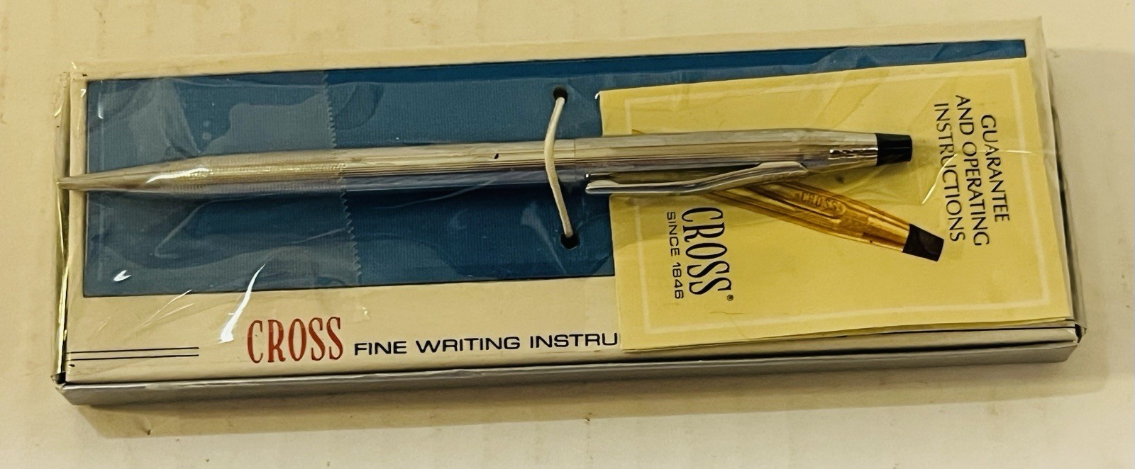 A Vintage Cross Classic Century Lustrous Chrome Pen Model #3502 NOS 