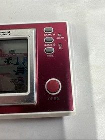 Nintendo Game and Watch Mario's Cement Factory ML-102, 1983 Excellent Working
