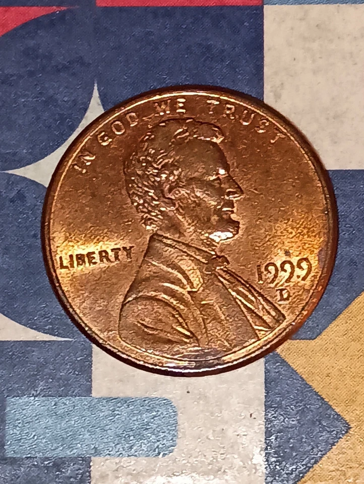 1999 Lincoln Penny -D Mint Mark - Image 2 of 4