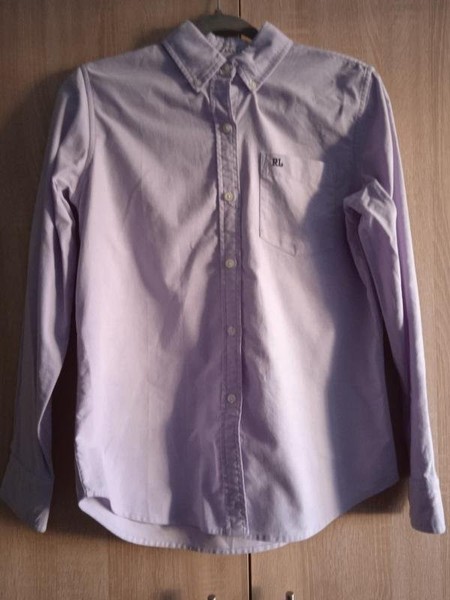 Men Polo Jeans Shirt Lilac Cotton 36 / S / 44