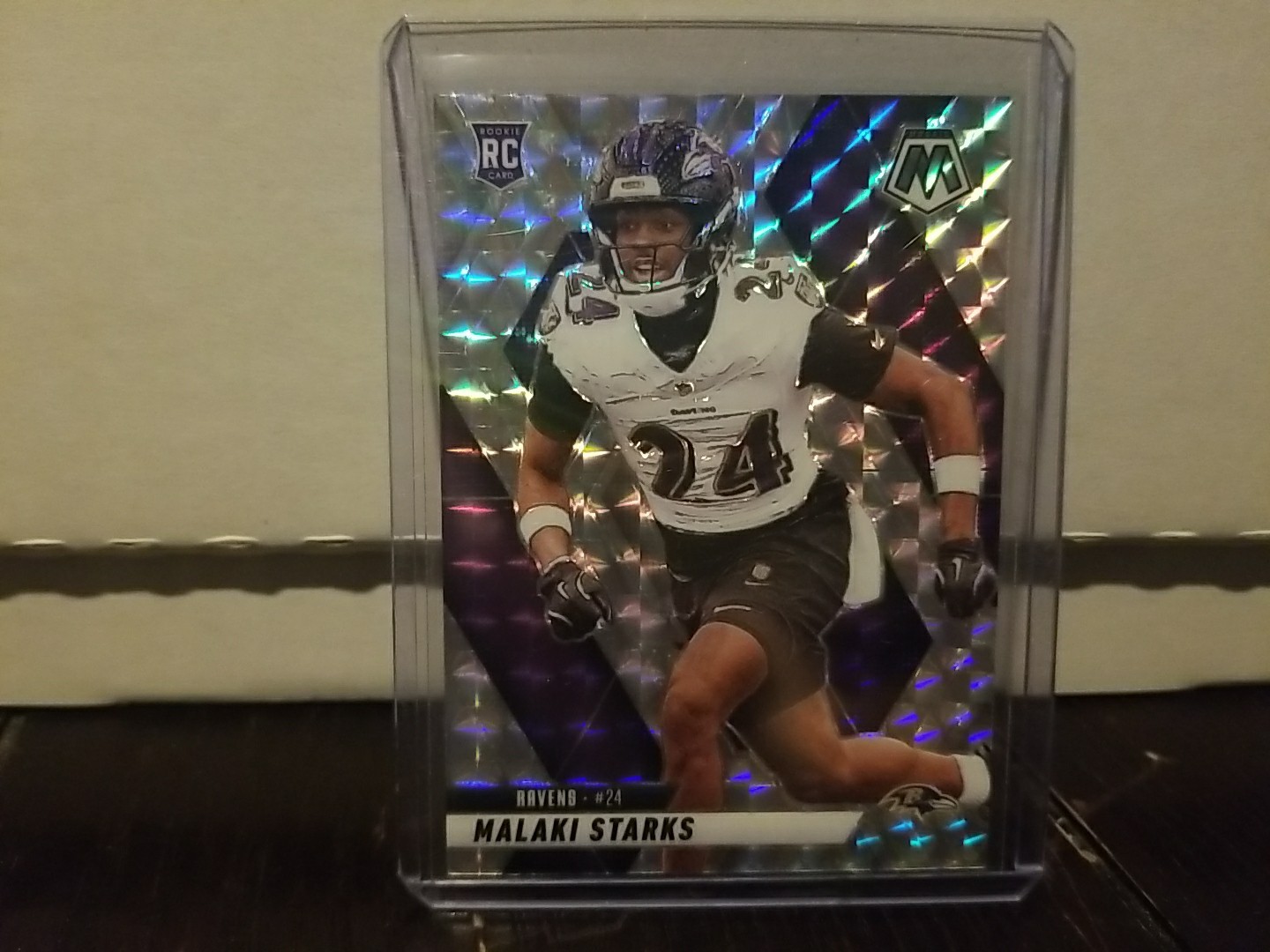 2025 Panini Mosaic Silver Mosaic #347 Malaki Starks Ravens RC