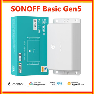 Basic Gen5 Matter over Wifi Smart Switch BASIC-1GS DIY Switch Smart Home Timer S