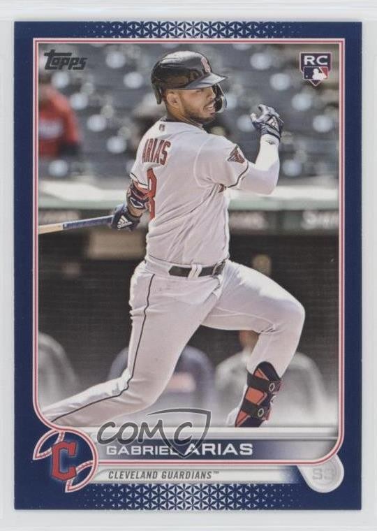 2022 Topps Update Royal Blue Gabriel Arias #US248 Rookie RC u0u