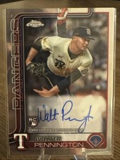 2025 Topps Chrome Walter Pennington Rookie Base Auto #RA-WP (RC) 