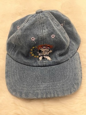 Rugrats In Paris The Movie Strapback Hat Cap Chuckie Denim Nickelodeon Vintage