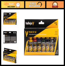 Vallejo Model Air Acrylic Paint Set 8 Basic S...