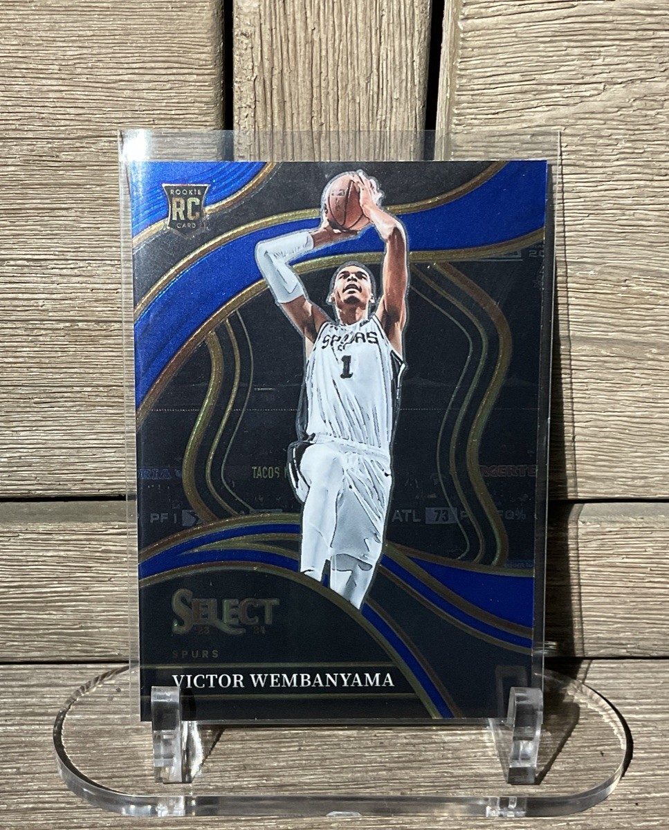 2023-24 Panini Select - Courtside Victor Wembanyama #288 Blue (RC)