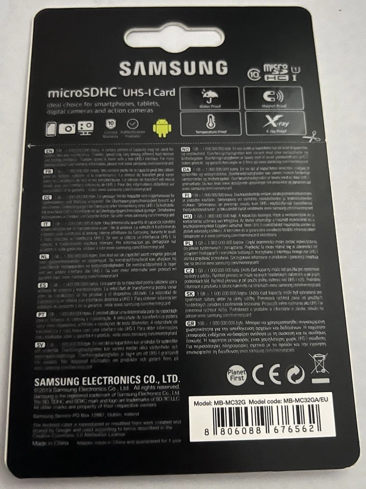 Samsung EVO Plus 32GB Class 10 MicroSDHC Memory Card - MB-MC32GA/EU - Image 2 of 2