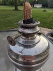 Vintage EAGLE MADE IN USA Kerosene Oil Lamp Eagle Burner - Decorative Chimney  — photo 9