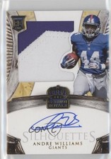 2014 Crown Royale Rookie Silhouettes RPS Gold 20/35 Andre Williams #237 Auto 0m0