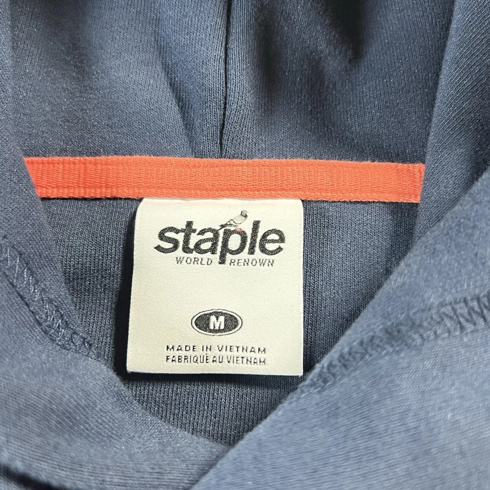 Suéter con Capucha Azul Adulto Unisex Staple Pigeon Talla M Foto 3 de 4