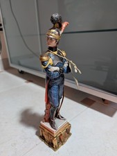 Soldato Porcellana Capodimonte, Ufficial Cavalleggero , Merli Serie Napoleonica 