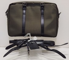 Stuart & Lau Cary Briefcase Olive Green/ Blac...