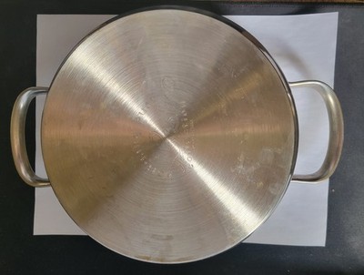 WOLFGANG PUCK 8'' Deep Saute Pan Stainless Steel No Lid