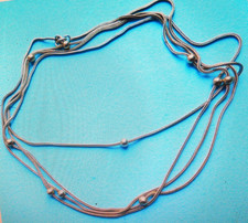 Joli Collier sautoir ancien Napoléon III en vermeil (or sur argent massif)