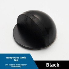 Door Stop Floor Wall Oval Stopper Stick-on Self Adhesive Buffer Stopper Rubber