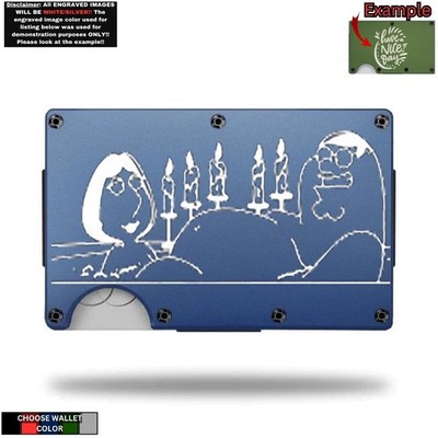 Custom PETER AND LOUIS GRIFFIN #2 Laser Engraved Wallet - Pick A Wallet Color