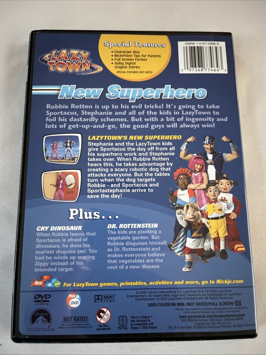 Lazy Town - New Superhero (DVD, 2005, Checkpoint) for sale