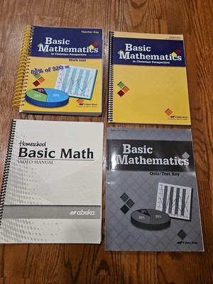 Abeka Basic Mathematics 7th Grade Teacher Keys & Video Manual