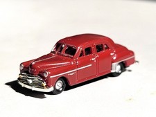 N Scale Classic Metal Works 1950 Dodge Meadowbrook Sedan Red