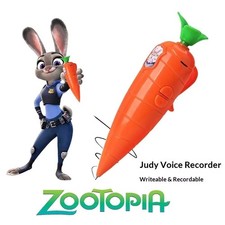 Zootopia Carrot Voice Recorder Pen Judy Hopps Zootropolis Nick Wilde  Kid GN