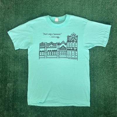 Vintage 80s Canton Pennsylvania T-Shirt Mint Single Stitch Screen Stars Town Tee