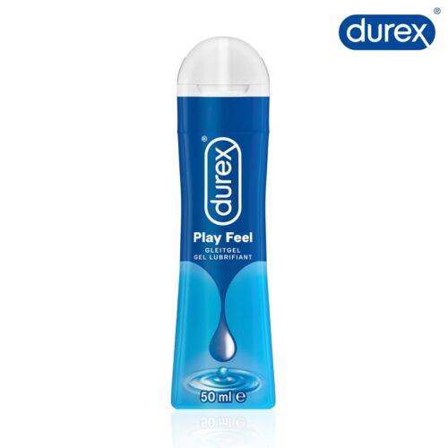 Durex LUBRICANT Water-Based Play Feel Lube 50 ml Gel Odourless Intimtate pH AQUA - Imagen 1 de 2