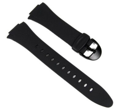 Casio Ersatzband Uhrenarmband 15mm Resin schwarz F-E10-1 F-E10