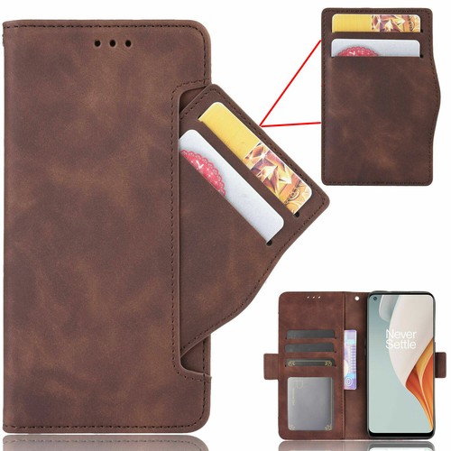 For OnePlus 13R 13 12R 12 11 10 Pro 5G Wallet Case Leather Magnetic Card Cover - Picture 2 of 17
