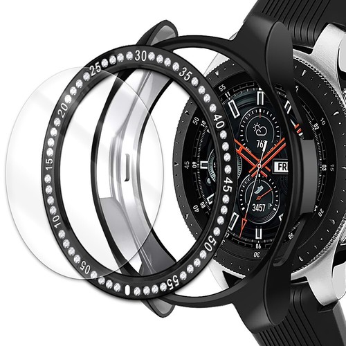 Premium HD Screen Protector Bezel Ring Case f Samsung Gear S3 Frontier SM-R765T - 第 1/1 張圖片