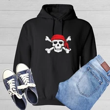 Bandana Skull Graphics Novelty Sarcastic Humor Men's Hoodies