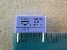 10 Vishay KP1836168134 680pF 1600V 5% Polypropylene Box Caps