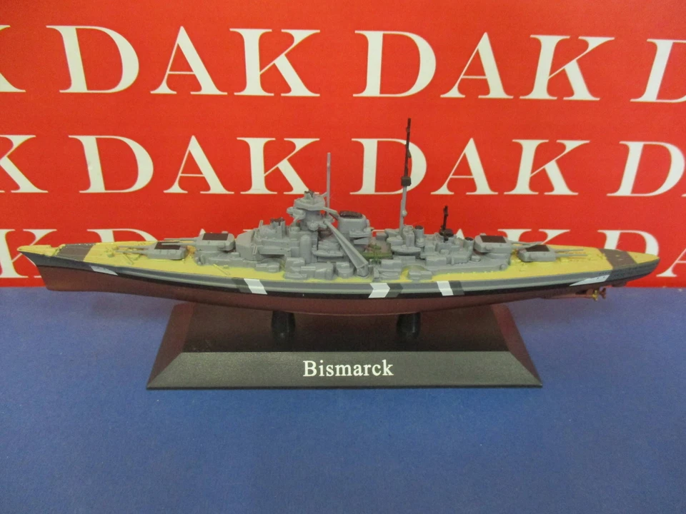 Die cast 1/1250 Modellino Nave Ship Corazzata Battleship Bismarck Germany 1941 - Immagine 2 di 4