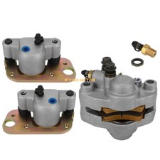 Front Rear Brake Calipers For Polaris Trail Boss 330 325 2000-2004 With Pads