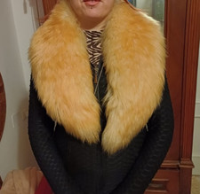 Collo di pelliccia di volpe rossa 