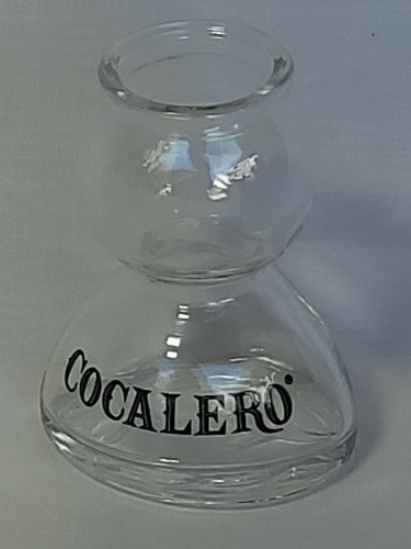 1x Cocalero Glass Cocabomb Double Bubble Quaffer 2 Oz Shot Glass Never Used Mint - Picture 2 of 4