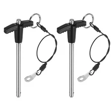 2Pcs T Handle Lock Pins, 6mm x 70mm Stainless Steel Button Quick Release Pin