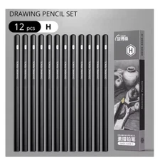 Sketch Pencils for Drawing 2H 12pcs Professional Art Drawing Pencils