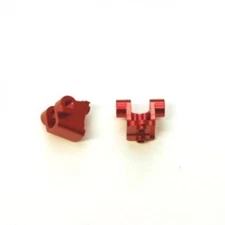Red Aluminum Rear Lower Shock Mounts Fits Traxxas TRX-4 TRX4 ST8227RR