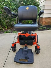 Golden Technologies - LiteRider Envy - Compact Power Chair (Solar Flare Orange)