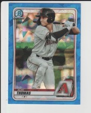 2020 Bowman Chrome Alek Thomas BLUE SAPPHIRE Refractor ! DIAMONDBACKS !
